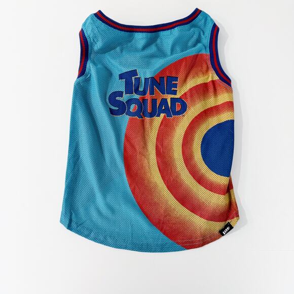 [Bark!] Space Jam Tune Squad Looney Tunes Jersey Dog Costume Halloween Sz Medium - Picture 2 of 9